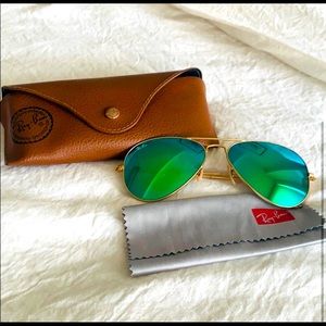 Ray ban Mirrored Aviator Sunglasses (UNISEX)